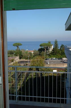 Accommodation Sorrento Italy - Holidays apartment: Sea-view from Lauro apartment