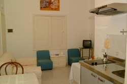 Residence Sorrento - Zona soggiorno dell'appartamento