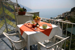 Pensione Positano - Splendida vista dall'appartamento Carla