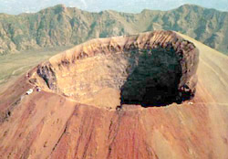 Cratere del Vesuvio, simbolo di Napoli