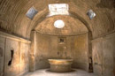 Pompeii travel - Pompeii: Calidarium of the Forum Baths