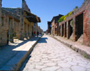 Pompeii travel - Pompeii: Abbondanza street