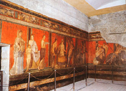 Visita Pompei - Affreschi dalla Villa dei Misteri a Pompei