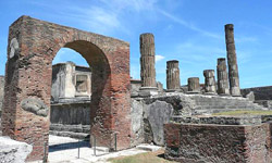 Pompeii Positano Capri Tour -  Temple of Jupiter in Pompeii