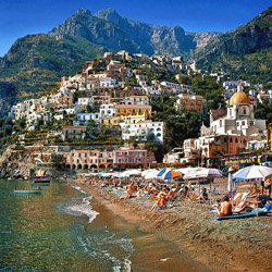 Pompeii Positano Capri Tour -  View of Positano