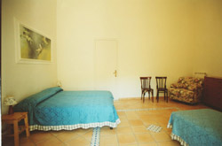 An example of a double room in La Culla Convent