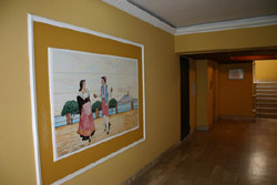 The staircase which leads to Margherita apartment