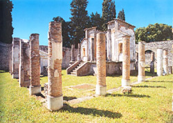 The temple if Isis in Pompeii
